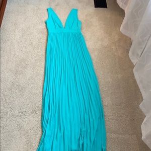 Pleated maxi dress